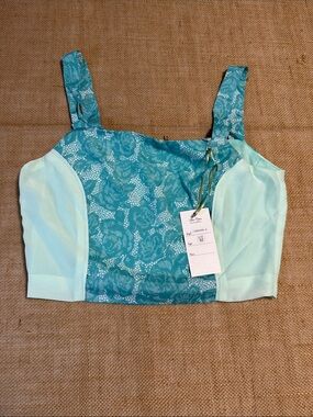 Alice Moon Aqua & Teal Lace Tank Top